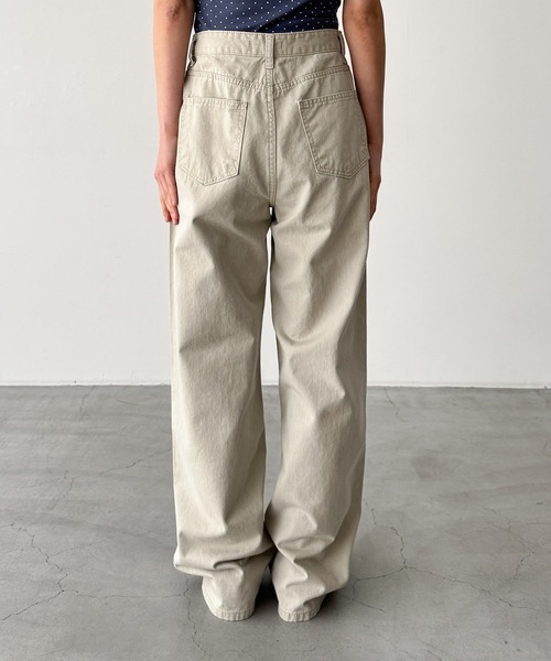 CANAL JEAN(キャナルジーン)の「El mar ウォッシングベイカーパンツ(その他パンツ・レディース・カーキ/ブラック/ベージュ・MEDIUM/SMALL)」の15枚目の写真