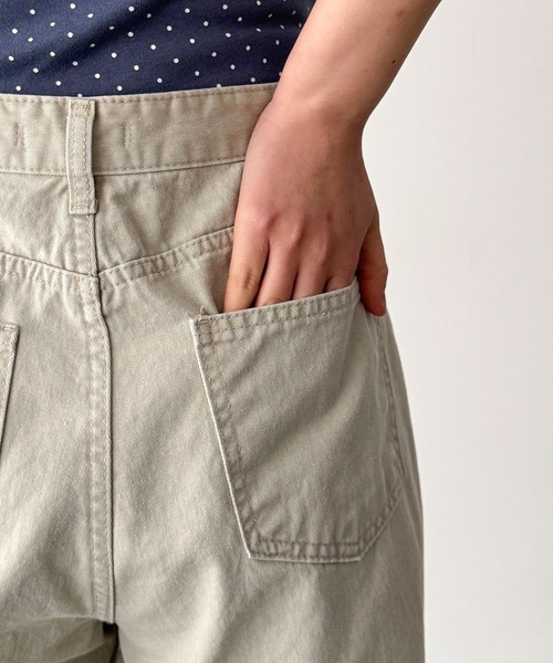 CANAL JEAN(キャナルジーン)の「El mar ウォッシングベイカーパンツ(その他パンツ・レディース・カーキ/ブラック/ベージュ・MEDIUM/SMALL)」の17枚目の写真