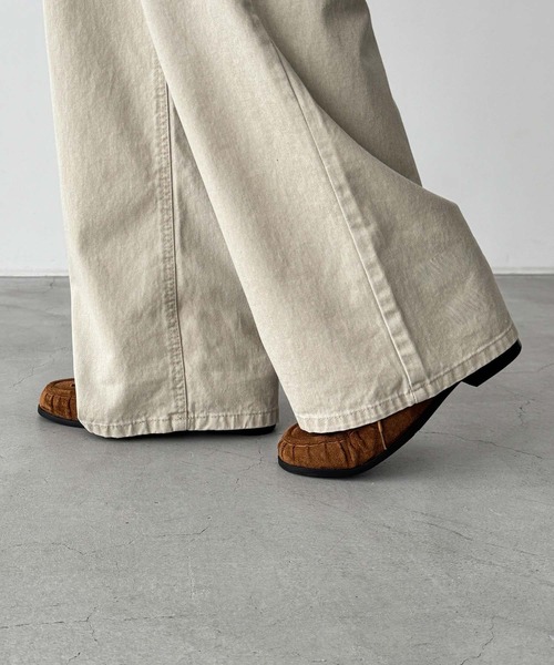 CANAL JEAN(キャナルジーン)の「El mar ウォッシングベイカーパンツ(その他パンツ・レディース・カーキ/ブラック/ベージュ・MEDIUM/SMALL)」の18枚目の写真
