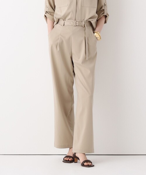 allureville(アルアバイル)の「フィブリルタックパンツ(その他パンツ・レディース・ベージュ/ホワイト/ネイビー・2/1)」の1枚目の写真