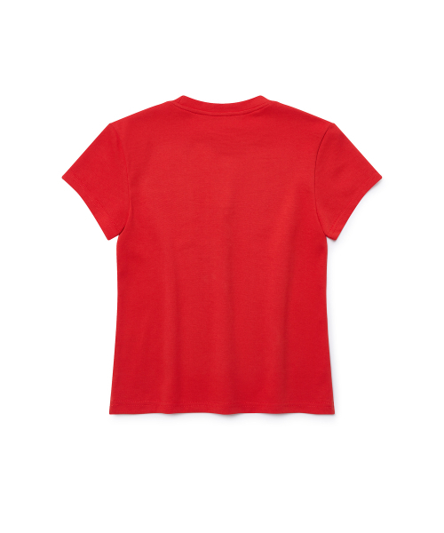 PLUNASTUDIO(プルナスタジオ)の「ハート半袖Tシャツ(レッド)(Tシャツ/カットソー・レディース・レッド・FREE)」の3枚目の写真