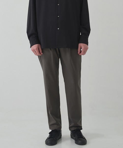 THE TOKYO(ザトウキョウ)の「【THE TOKYO/ザトウキョウ】MATTE WASHABLE HIGH FUNCTION JERSEY TAPERED PANTS/定番/スラックス(スラックス・メンズ・ダークネイビー/ダークグレー/ブラック・44/46/48/50)」の3枚目の写真