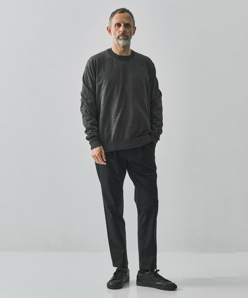 THE TOKYO(ザトウキョウ)の「【THE TOKYO/ザトウキョウ】MATTE WASHABLE HIGH FUNCTION JERSEY TAPERED PANTS/定番/スラックス(スラックス・メンズ・ダークネイビー/ダークグレー/ブラック・44/46/48/50)」の4枚目の写真
