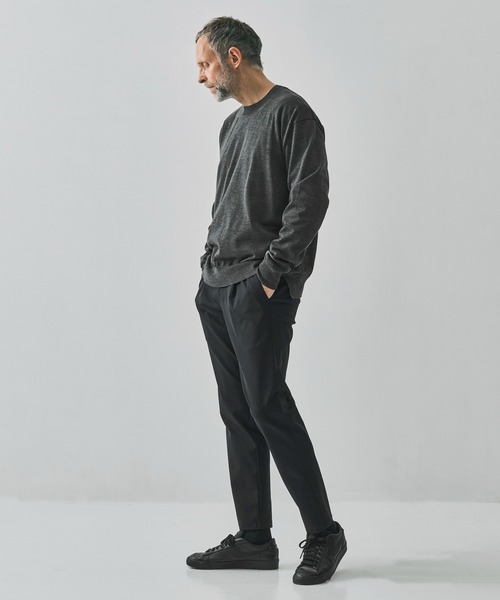 THE TOKYO(ザトウキョウ)の「【THE TOKYO/ザトウキョウ】MATTE WASHABLE HIGH FUNCTION JERSEY TAPERED PANTS/定番/スラックス(スラックス・メンズ・ダークネイビー/ダークグレー/ブラック・44/46/48/50)」の5枚目の写真