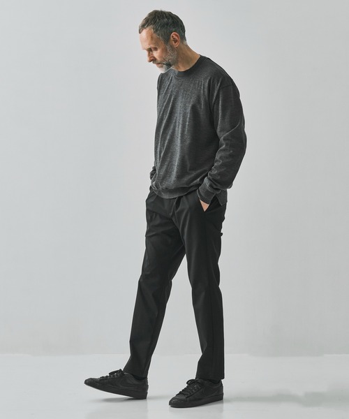 THE TOKYO(ザトウキョウ)の「【THE TOKYO/ザトウキョウ】MATTE WASHABLE HIGH FUNCTION JERSEY TAPERED PANTS/定番/スラックス(スラックス・メンズ・ダークネイビー/ダークグレー/ブラック・44/46/48/50)」の7枚目の写真