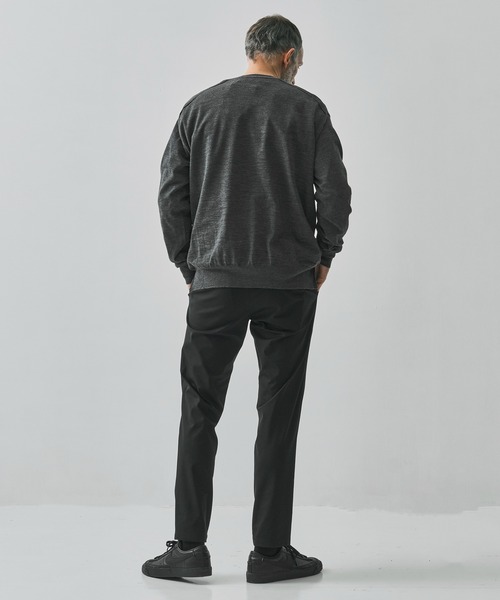 THE TOKYO(ザトウキョウ)の「【THE TOKYO/ザトウキョウ】MATTE WASHABLE HIGH FUNCTION JERSEY TAPERED PANTS/定番/スラックス(スラックス・メンズ・ダークネイビー/ダークグレー/ブラック・44/46/48/50)」の8枚目の写真