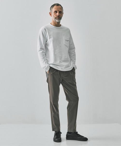 THE TOKYO(ザトウキョウ)の「【THE TOKYO/ザトウキョウ】MATTE WASHABLE HIGH FUNCTION JERSEY TAPERED PANTS/定番/スラックス(スラックス・メンズ・ダークネイビー/ダークグレー/ブラック・44/46/48/50)」の14枚目の写真