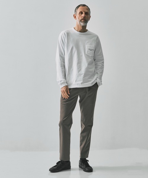 THE TOKYO(ザトウキョウ)の「【THE TOKYO/ザトウキョウ】MATTE WASHABLE HIGH FUNCTION JERSEY TAPERED PANTS/定番/スラックス(スラックス・メンズ・ダークネイビー/ダークグレー/ブラック・44/46/48/50)」の13枚目の写真
