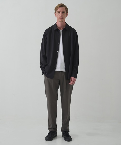 THE TOKYO(ザトウキョウ)の「【THE TOKYO/ザトウキョウ】MATTE WASHABLE HIGH FUNCTION JERSEY TAPERED PANTS/定番/スラックス(スラックス・メンズ・ダークネイビー/ダークグレー/ブラック・44/46/48/50)」の16枚目の写真
