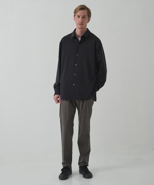 THE TOKYO(ザトウキョウ)の「【THE TOKYO/ザトウキョウ】MATTE WASHABLE HIGH FUNCTION JERSEY TAPERED PANTS/定番/スラックス(スラックス・メンズ・ダークネイビー/ダークグレー/ブラック・44/46/48/50)」の17枚目の写真