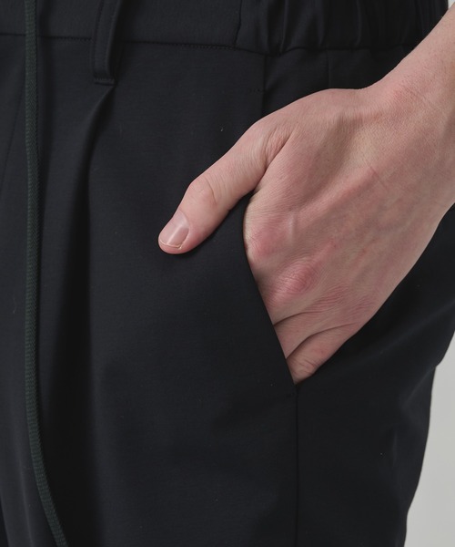THE TOKYO(ザトウキョウ)の「【THE TOKYO/ザトウキョウ】MATTE WASHABLE HIGH FUNCTION JERSEY TAPERED PANTS/定番/スラックス(スラックス・メンズ・ダークネイビー/ダークグレー/ブラック・44/46/48/50)」の22枚目の写真