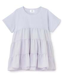 petit main LIEN（プティマインリアン）の「【親子リンク】ドッキングティアードTシャツ（Tシャツ/カットソー）」