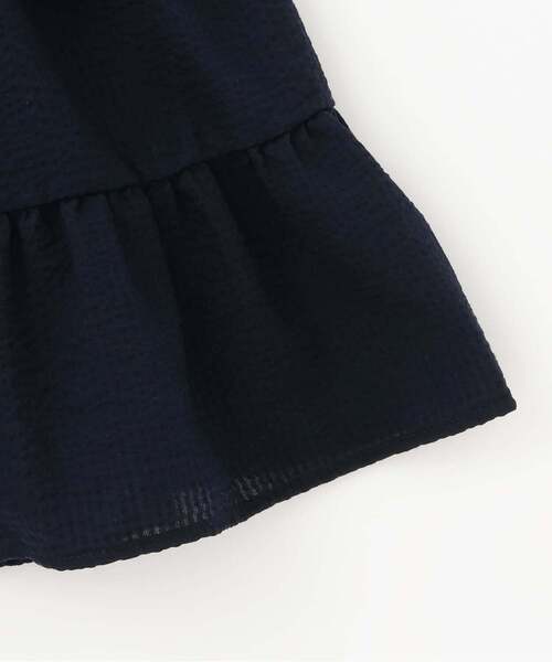 petit main LIEN(プティマインリアン)の「【親子リンク】ドッキングティアードTシャツ(Tシャツ/カットソー・レディース・ネイビー/ブラック/アイボリー/ラベンダー・F)」の8枚目の写真