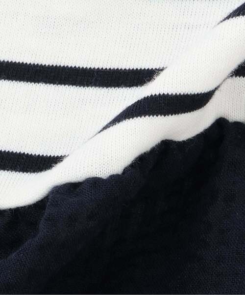 petit main LIEN(プティマインリアン)の「【親子リンク】ドッキングティアードTシャツ(Tシャツ/カットソー・レディース・ネイビー/ブラック/アイボリー/ラベンダー・F)」の9枚目の写真