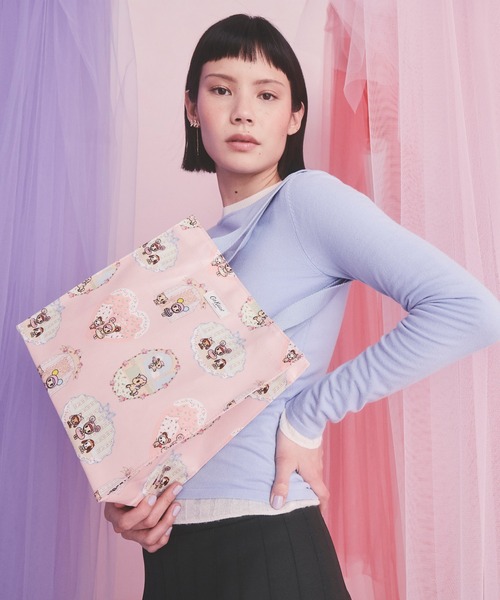 Cath Kidston(キャスキッドソン)の「tokidoki ミディアム ブックバッグ Tokidoki Town(トートバッグ・レディース・ピンク・FREE)」の1枚目の写真