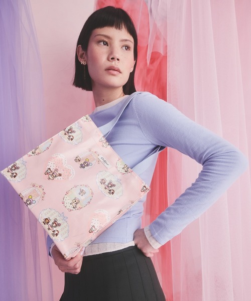 Cath Kidston(キャスキッドソン)の「tokidoki ミディアム ブックバッグ Tokidoki Town(トートバッグ・レディース・ピンク・FREE)」の13枚目の写真