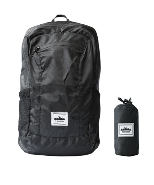HEISAN(ハイサン)の「◇HEISAN◇ブランド直輸入正規品/折りたためる/パッカブル/大容量/超軽量 コンパクト ポケット バッグ V1 ULTRA-LIGHT COMPACT POCKET BAG V1(バックパック/リュック・レディース・ブラック/レモンイエロー/ブルー系その他・FREE)」の10枚目の写真