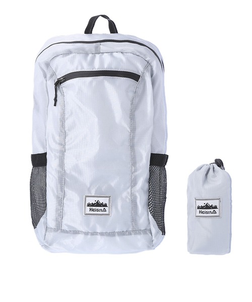 HEISAN(ハイサン)の「◇HEISAN◇ブランド直輸入正規品/折りたためる/パッカブル/大容量/超軽量 コンパクト ポケット バッグ V1 ULTRA-LIGHT COMPACT POCKET BAG V1(バックパック/リュック・レディース・ブラック/レモンイエロー/ブルー系その他・FREE)」の11枚目の写真