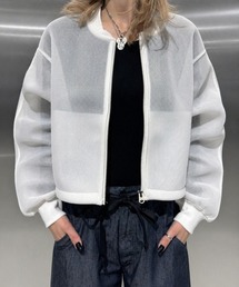 G-STAR | Meshy Binding Jacket/メッシュオーバーサイズクロップドジップアップブルゾン(ブルゾン)