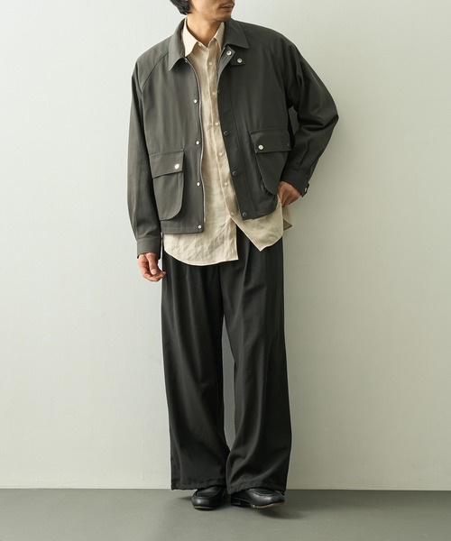 markaware(マーカウェア)の「【MARAKAWARE】SHORT FIELD BLOUSON(ブルゾン・メンズ・ダークグレー・2)」の4枚目の写真