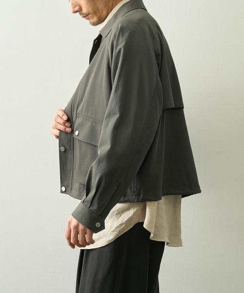 markaware(マーカウェア)の「【MARAKAWARE】SHORT FIELD BLOUSON(ブルゾン・メンズ・ダークグレー・2)」の2枚目の写真