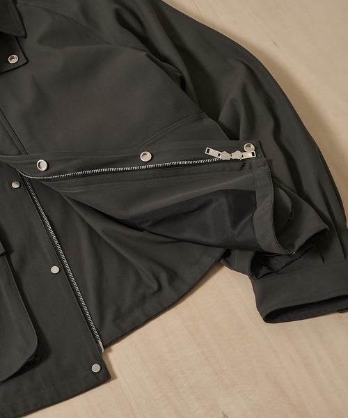 markaware(マーカウェア)の「【MARAKAWARE】SHORT FIELD BLOUSON(ブルゾン・メンズ・ダークグレー・2)」の8枚目の写真