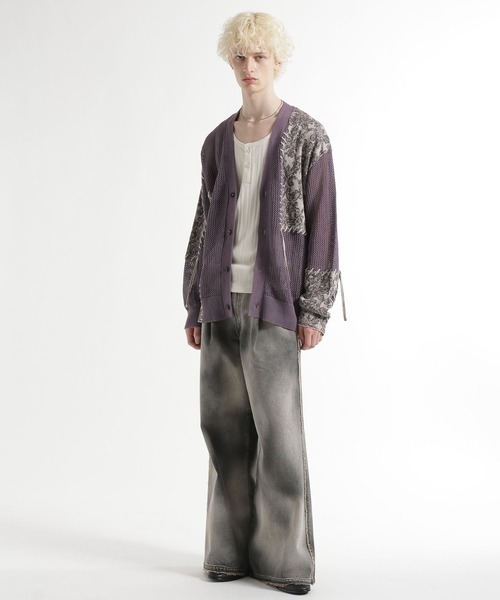 HARE(ハレ)の「HAZE FADEデニムパンツ(HARE)(デニムパンツ・メンズ・ブルー/ブラック/ベージュ・SMALL/MEDIUM)」の4枚目の写真