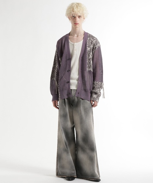 HARE(ハレ)の「HAZE FADEデニムパンツ(HARE)(デニムパンツ・メンズ・ブルー/ブラック/ベージュ・SMALL/MEDIUM)」の5枚目の写真