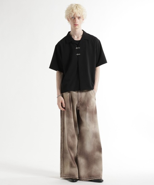 HARE(ハレ)の「HAZE FADEデニムパンツ(HARE)(デニムパンツ・メンズ・ブルー/ブラック/ベージュ・SMALL/MEDIUM)」の9枚目の写真