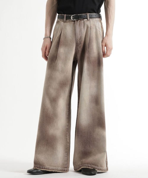 HARE(ハレ)の「HAZE FADEデニムパンツ(HARE)(デニムパンツ・メンズ・ブルー/ブラック/ベージュ・SMALL/MEDIUM)」の15枚目の写真