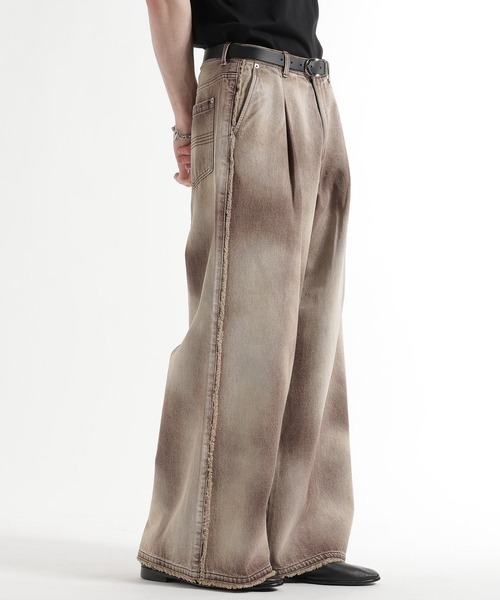 HARE(ハレ)の「HAZE FADEデニムパンツ(HARE)(デニムパンツ・メンズ・ブルー/ブラック/ベージュ・SMALL/MEDIUM)」の17枚目の写真