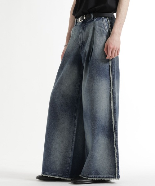 HARE(ハレ)の「HAZE FADEデニムパンツ(HARE)(デニムパンツ・メンズ・ブルー/ブラック/ベージュ・SMALL/MEDIUM)」の19枚目の写真