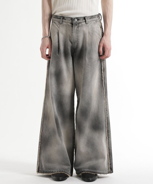 HARE(ハレ)の「HAZE FADEデニムパンツ(HARE)(デニムパンツ・メンズ・ブルー/ブラック/ベージュ・SMALL/MEDIUM)」の20枚目の写真