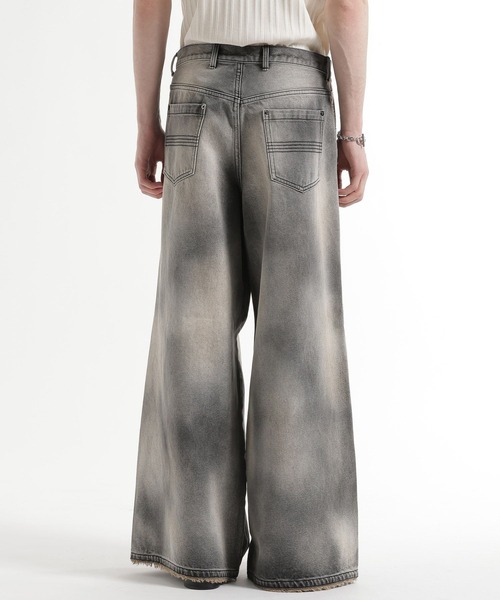 HARE(ハレ)の「HAZE FADEデニムパンツ(HARE)(デニムパンツ・メンズ・ブルー/ブラック/ベージュ・SMALL/MEDIUM)」の22枚目の写真