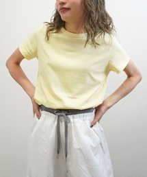 【さりげない存在感】ラバータグ付きTシャツ