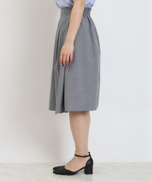 TRUDEA（トルディア）の「タックフレアスカート（スカート・レディース・ライトグレー/ベージュ/ネイビー・SMALL/MEDIUM/LARGE）」の21枚目の写真
