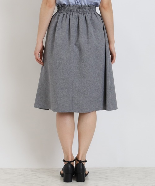 TRUDEA（トルディア）の「タックフレアスカート（スカート・レディース・ライトグレー/ベージュ/ネイビー・SMALL/MEDIUM/LARGE）」の22枚目の写真