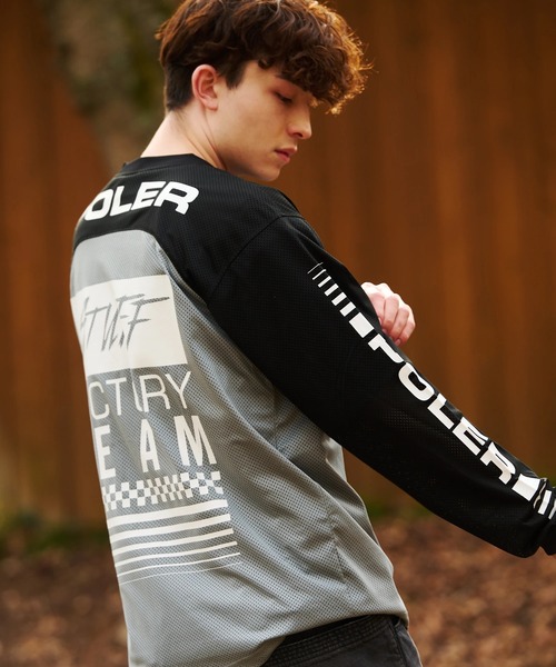 POLeR/ポーラー POLeR×GSC MOTO JERSEY【GSC別注】（Tシャツ