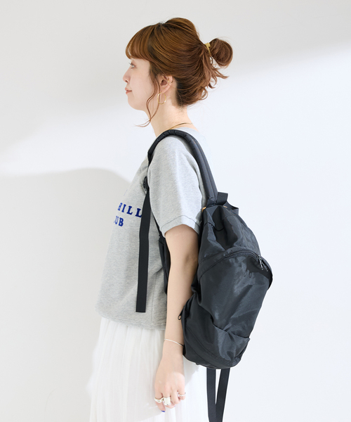 B.C STOCK(ベーセーストック)の「BOOK CLUB / ブッククラブ 別注 コットン裏毛S/Sラグランスウェット(スウェット・レディース・チャコールグレー/ホワイト/ブラック・FREE)」の15枚目の写真
