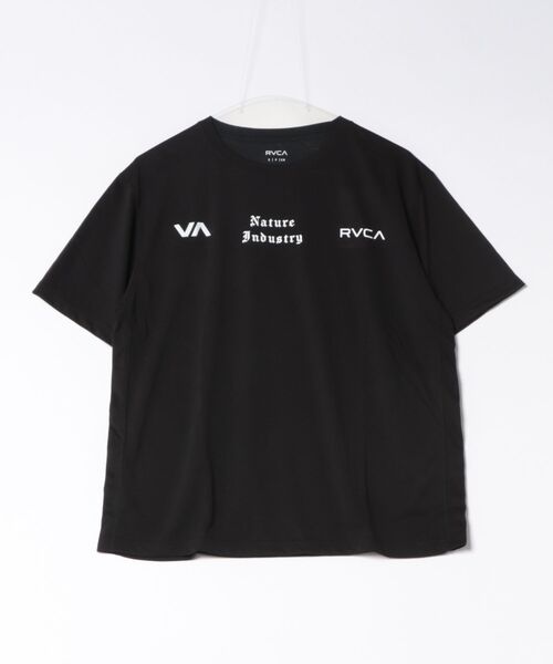 RVCA（ルーカ）の「RVCA/ルーカ 半袖 Tシャツ ロゴ バックプリント 速乾 軽量 ストレッチ BG04A219（Tシャツ/カットソー・メンズ・タイガーカモ/ブラック・S/L/M）」の8枚目の写真