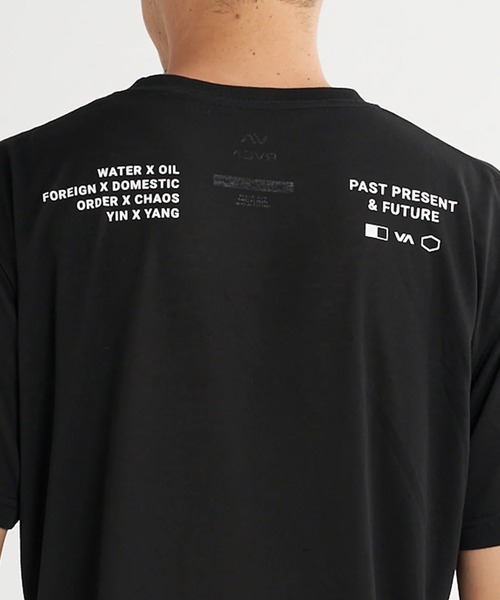RVCA（ルーカ）の「RVCA/ルーカ 半袖 Tシャツ ロゴ バックプリント 速乾 軽量 ストレッチ BG04A219（Tシャツ/カットソー・メンズ・タイガーカモ/ブラック・S/L/M）」の6枚目の写真