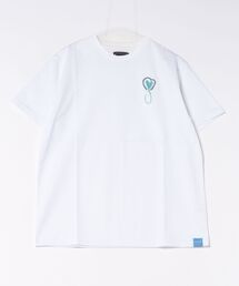 MAISON HONORE（メゾンオノレ）の「【Maison Honore】 Tiphanie Stone TEEストーンロゴTシャツ（Tシャツ/カットソー）」
