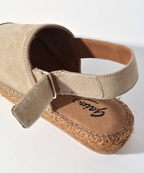 GAIMO（ガイモ）の「GAIMO: ベルトプラットフォーム□（サンダル・レディース・ブラック/ベージュ・38/37/36）」の5枚目の写真