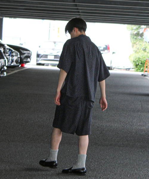 WISM(ウィズム)の「NAMELESSNESS / ネームレスネス RAYON SHORTS(その他パンツ・メンズ・ブラック/ブラウン・3/2)」の7枚目の写真