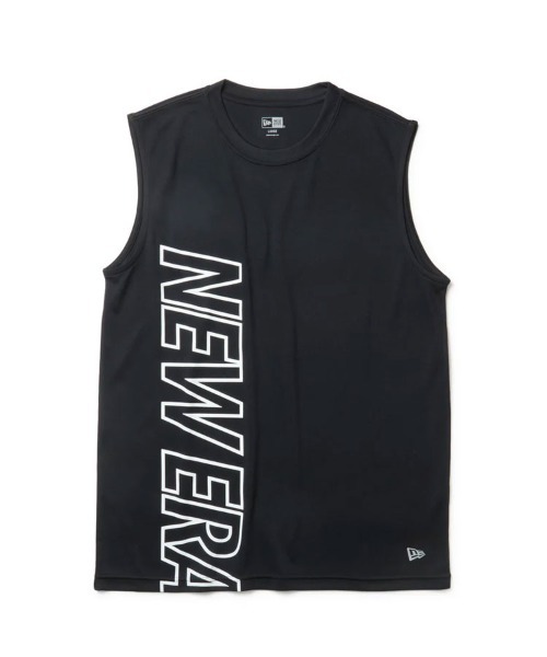 NEW ERA(ニューエラ)の「【NEW ERA】スリーブレス テック Tシャツ Wordmark / 2カラー(Tシャツ/カットソー・メンズ・ブラック/ホワイト・L/M)」の1枚目の写真