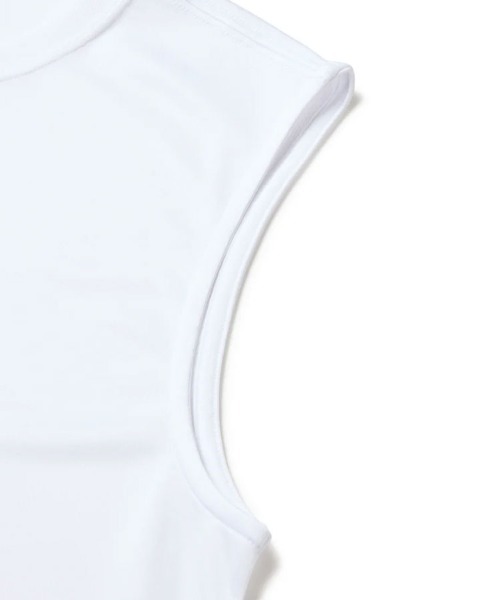 NEW ERA(ニューエラ)の「【NEW ERA】スリーブレス テック Tシャツ Wordmark / 2カラー(Tシャツ/カットソー・メンズ・ブラック/ホワイト・L/M)」の12枚目の写真