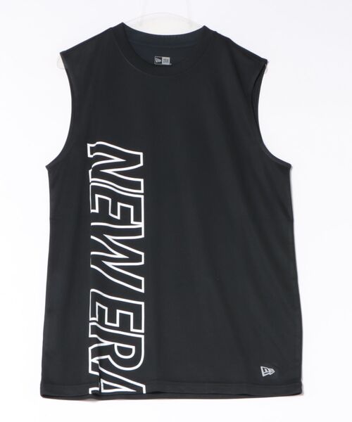 NEW ERA(ニューエラ)の「【NEW ERA】スリーブレス テック Tシャツ Wordmark / 2カラー(Tシャツ/カットソー・メンズ・ブラック/ホワイト・L/M)」の16枚目の写真