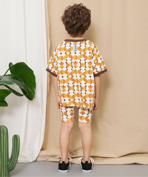 BREEZE（ブリーズ）の「【リンク】イロイロ総柄サイクルハーフパンツ_セットアップ可（その他パンツ・キッズ・キャメル/レッド/グリーン/キナリ・100/90/80/130/120/110）」の8枚目の写真