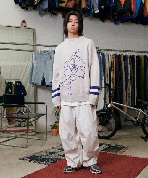 Retriever Club（レトリーバークラブ）の「SLEEPING DOG KNIT [WARM GRAY]（ニット/セーター・レディース・その他・LARGE）」の10枚目の写真