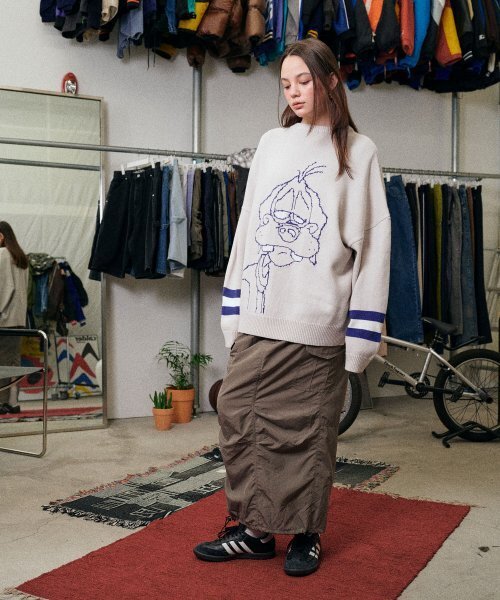 Retriever Club（レトリーバークラブ）の「SLEEPING DOG KNIT [WARM GRAY]（ニット/セーター・レディース・その他・LARGE）」の11枚目の写真
